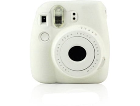 Estojo WJS Silicone Fujifilm Instax Mini 8/8+/9 Instant Camera (Branco)