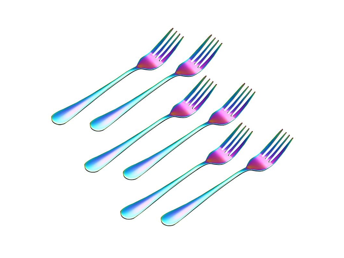 6Pcs Garfos para Servir Comida ALLINLESS