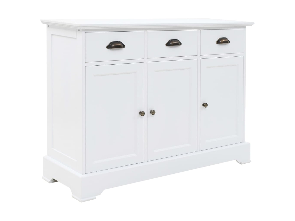 Aparador VIDAXL Branco Madeira de pinho (105x35x77,5 cm)
