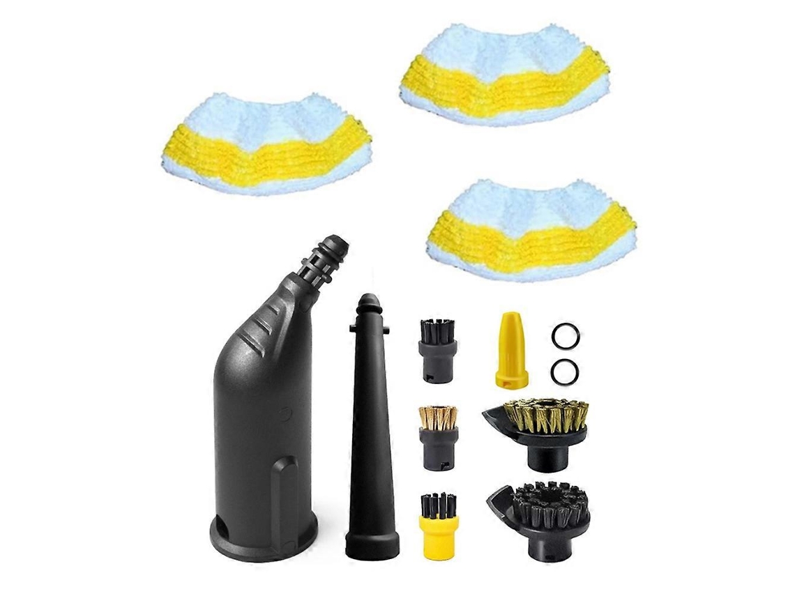 Conjunto De Bico De Vapor, Capa De Pano De Limpeza Para Lavadora A Vapor Karcher Sc1 Sc2 Sc3 Sc4 Sc5, Peças, Escovas De Juntas, Escova Redonda._glo