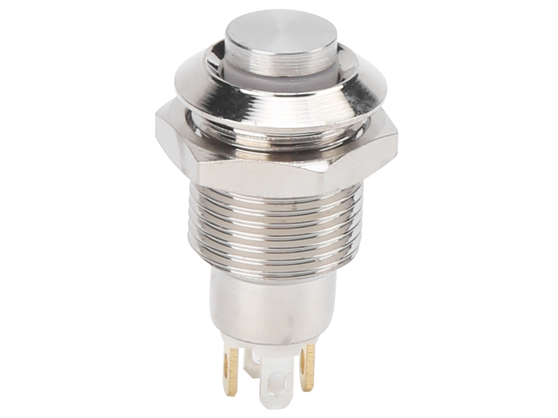 Laxiscreed Switch Metálico 10mm À Prova De Água Com Autolock Para Eletrônica Personalizada