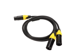Aetheria cabo Divisor Xlr Fêmea para 2 Macho 3 Pin Sem Ruído Baixa Perda 1m/3.3ft para Mic Mixer