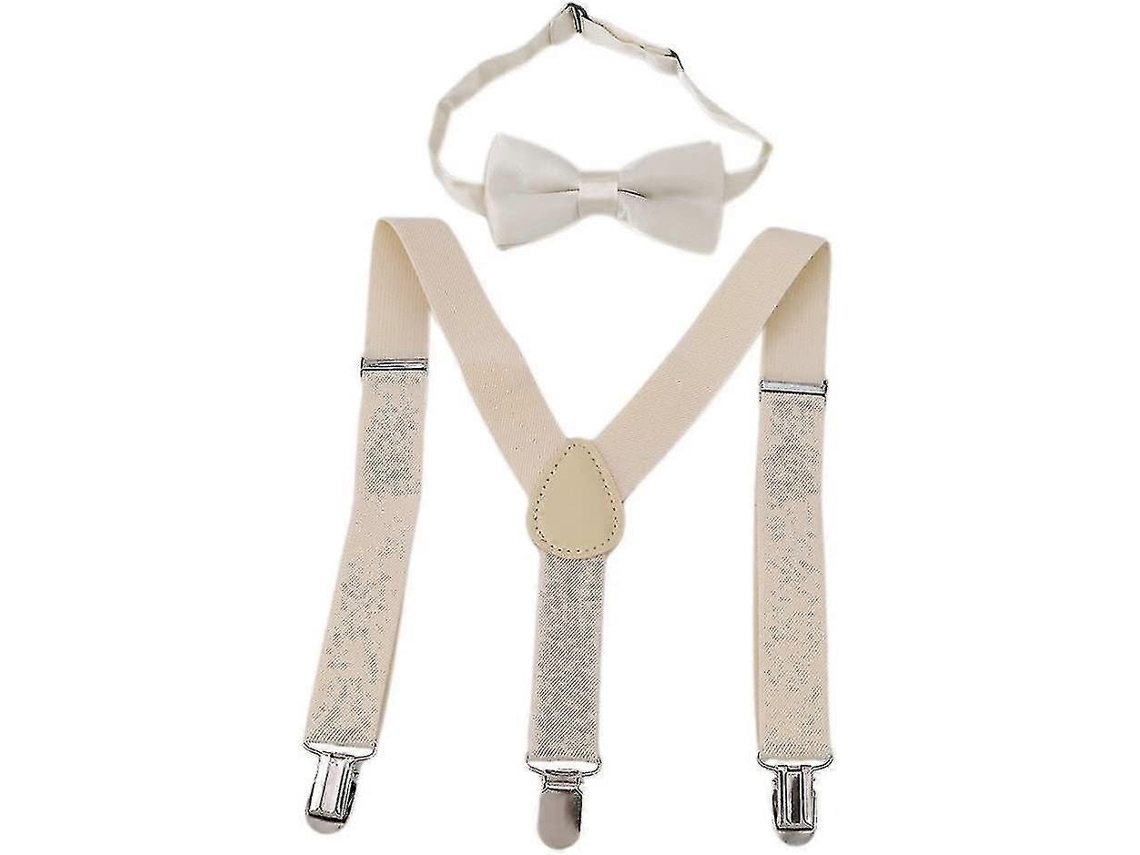 Suspensórios Elásticos Ajustáveis Para Bebês, Meninos E Meninas, Com Cinto Preto. Sygo