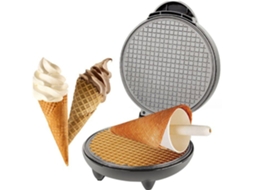 Máquina De Waffles Elétrica 3 Em 1 1200w Para Waffles, Biscoitos E Casquinhas De Sorvete
