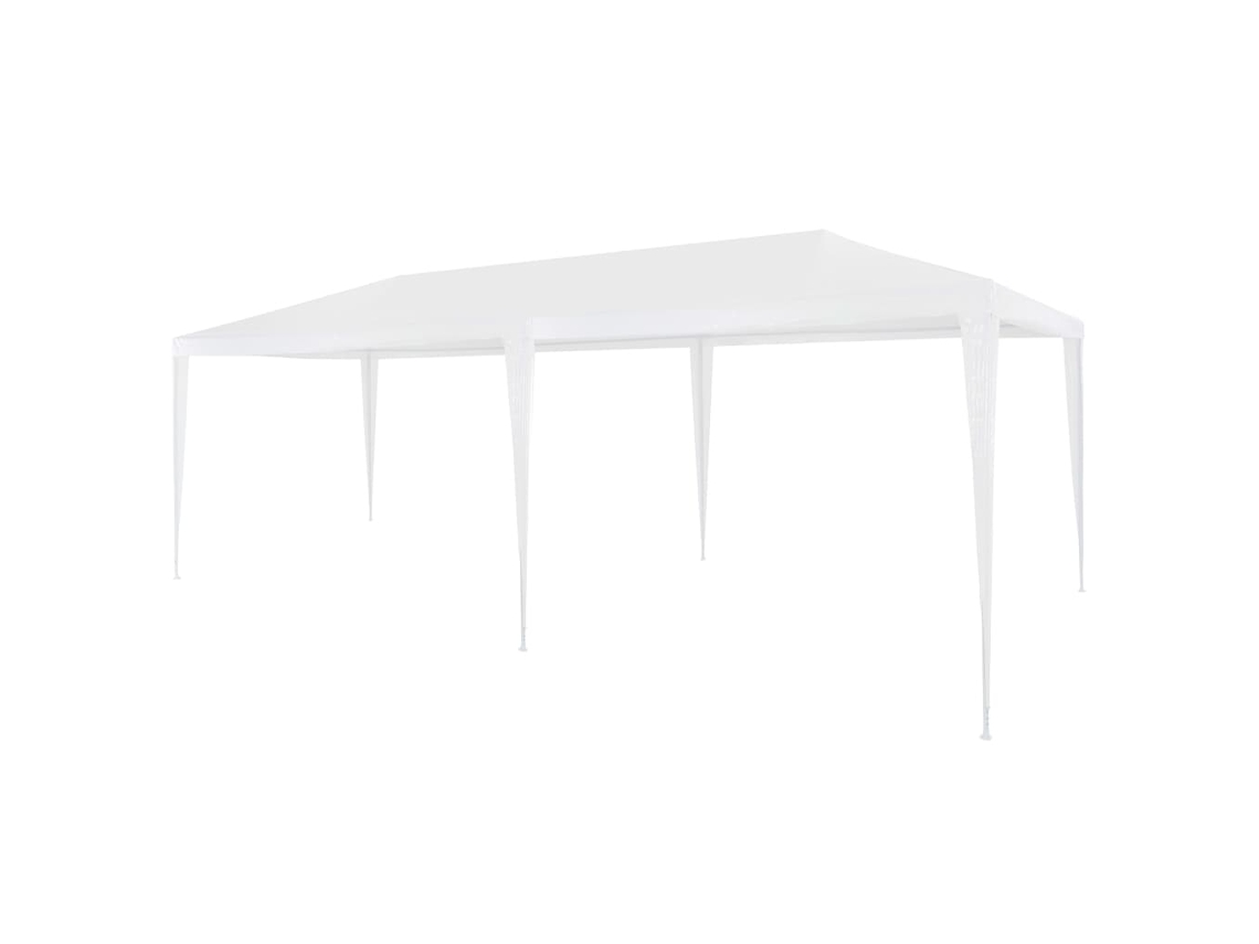 Vidaxl Tenda Para Festas 3x6 M Pe Branco