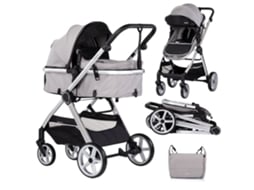 Carrinho De Bebé Duplo Convertível Vista De Chipolino Até 22 Kg - Cloud Grey