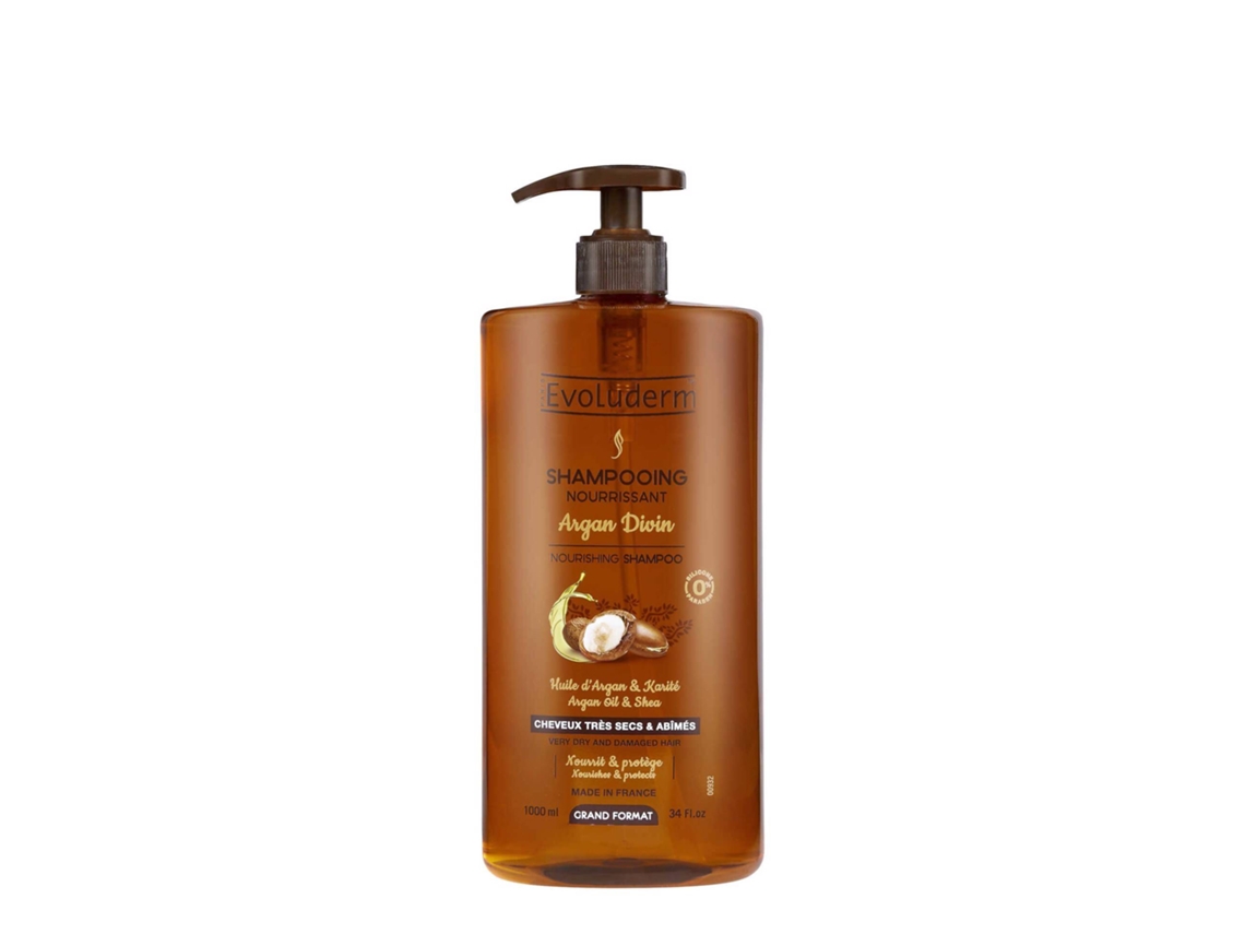 Champô Nutritivo para Cabelo Seco Argan Divin EVOLUDERM