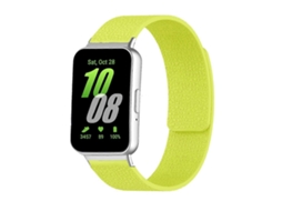 Pulseira De Silicone Magnética Macia Com Textura De Lichia Para Samsung Galaxy Fit3