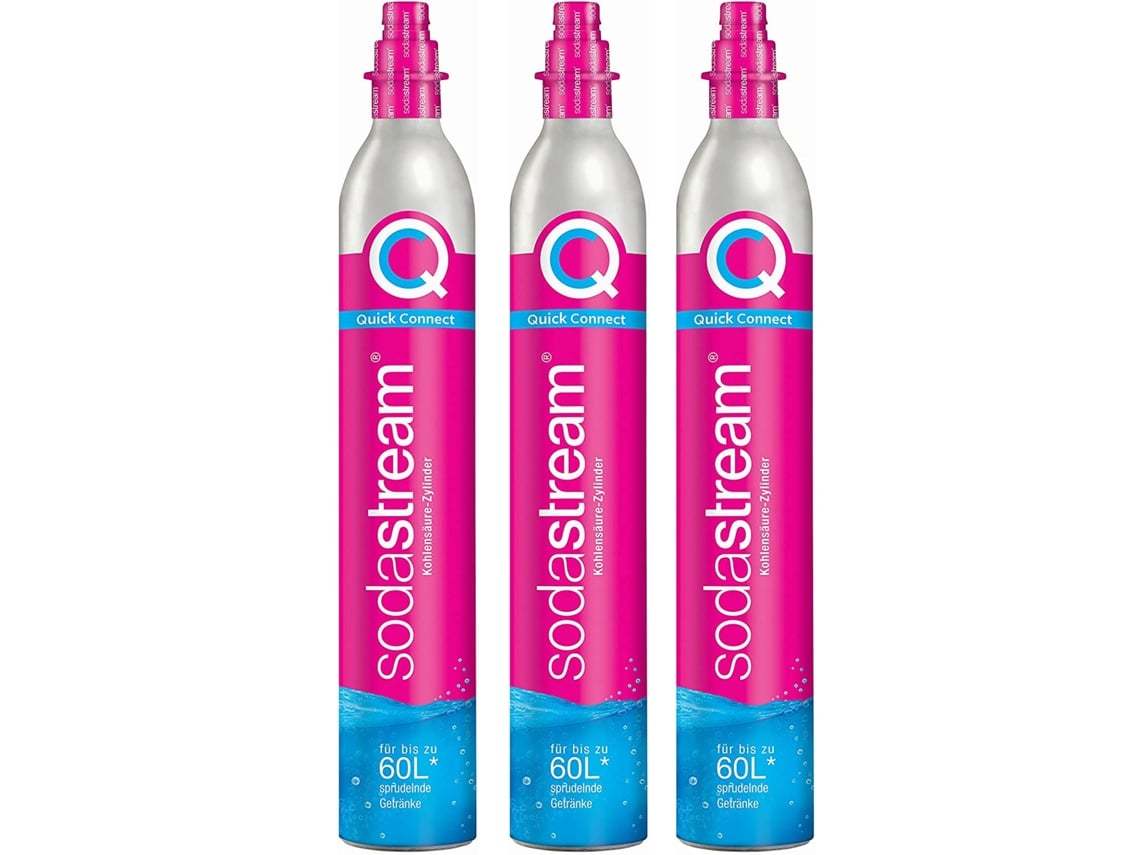 Cilindros de Gás SODASTREAM Co2 de Conexão Rápida para Gaseificador (3