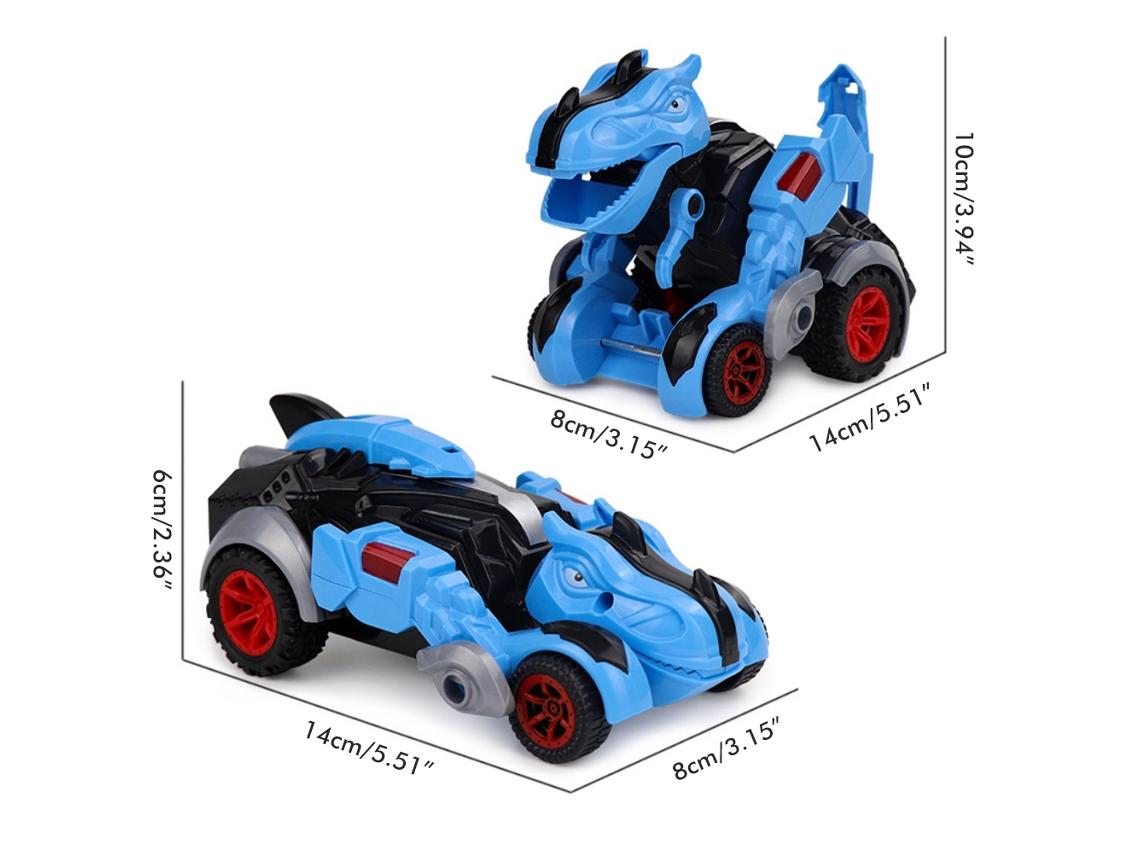 Bjww-brinquedo De Carro Dinossauro Deformável Manual Para Crianças Presente De Aniversário Festa