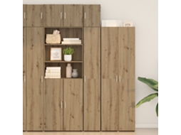 Armario Slim Oak, hecho a mano, 30 x 42,5 x 225 cm, madera de ingeniería