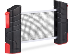 Rebe-red Y Negro Red Spring Extensível 180 cm para Mesa de Pingue-Pongue com Clipe para até 5 cm de Espessura