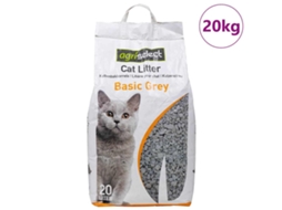 Vidaxl Areia Para Gato Com Fragrância De Pó Para Bebé Bentonite 20l