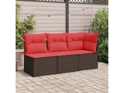 Vidaxl | Sofá De Jardim | Castanho 55 X 62 X 69 Cm Rattan Sintético