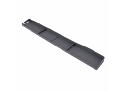 Rack Tempero Magnético para Lareira, 30 Polegadas, Cinza, Silicone, 3 Compartimentos, Organizador de Cozinha