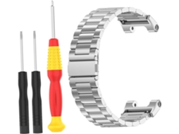 Pulseira De Aço Inoxidável Compatível Com O Smartwatch Amazfit
