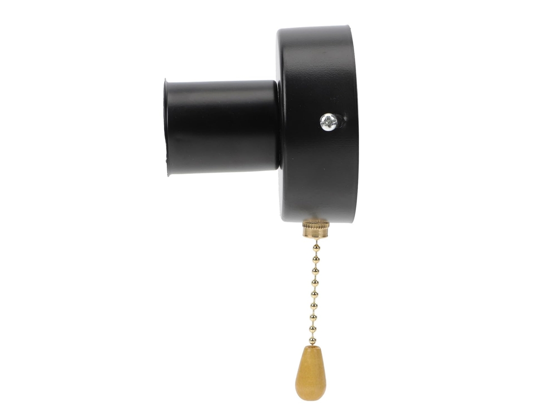 Interruptor De Corrente Em Aço Inoxidável Preto Para Abajur De Cabeceira, Fácil De Usar.