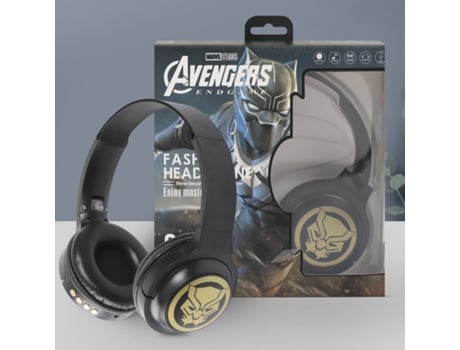 Auriculares Marvel Black Panther Bluetooth 5.0 Universal Sem Fio