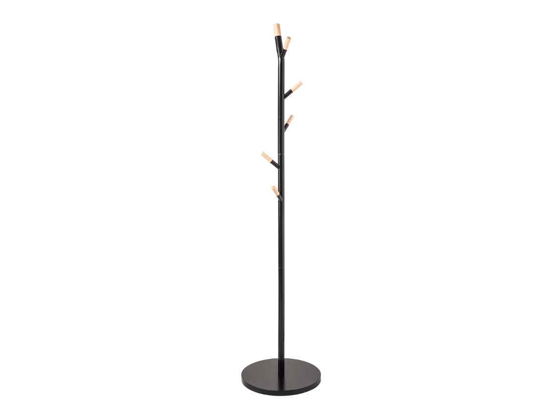 Cabide com 6 ganchos de metal preto 5 FIVE SIMPLY SMART