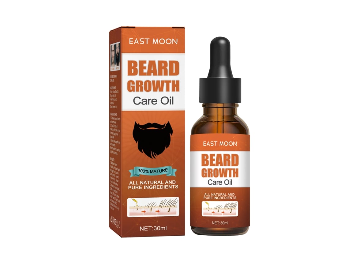 Óleo Para Crescimento E Cuidado De Barba Natural E Eficaz