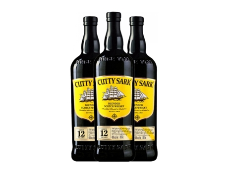 Whisky Blended CUTTY SARK 12 Anos (0.7 L - 3 Unidades)
