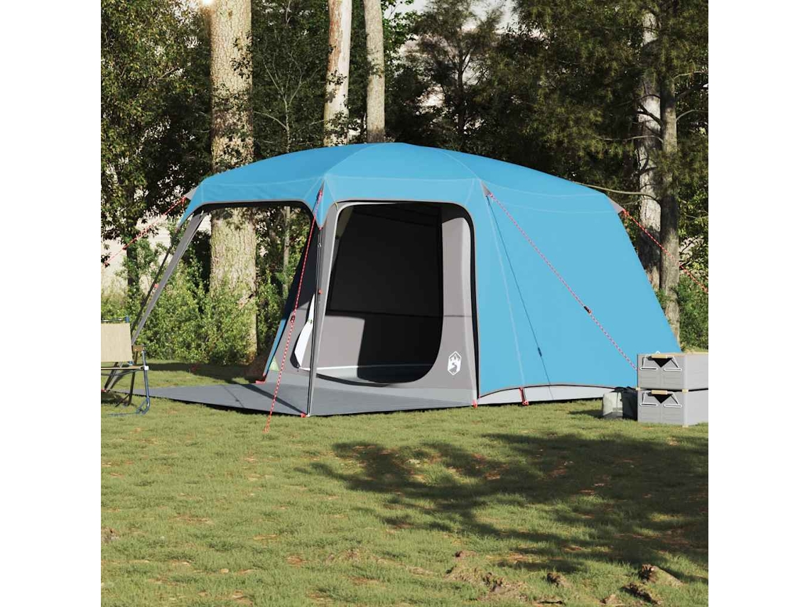 Vidaxl Tenda De Camping Com Varanda Em Cúpula 5 Pessoas Impermeável