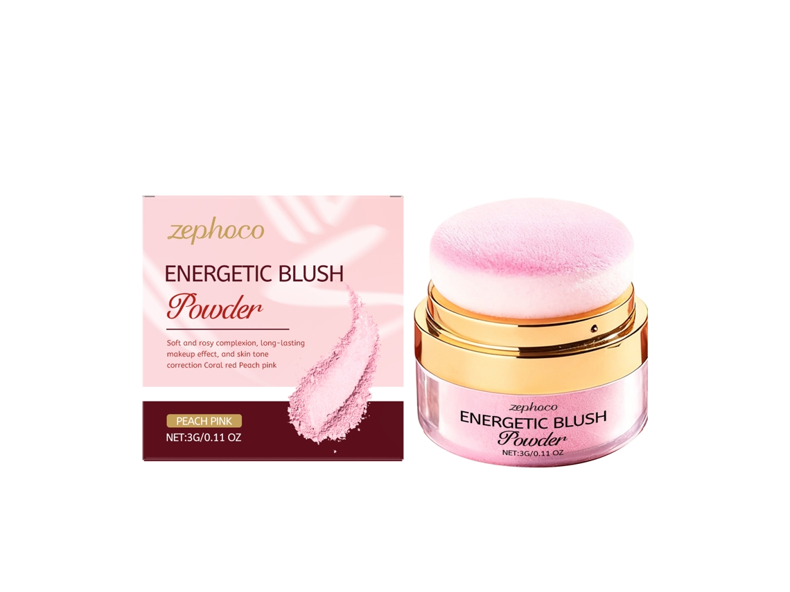 Blush Vitality Nude Cor Pêssego Rosa Pó