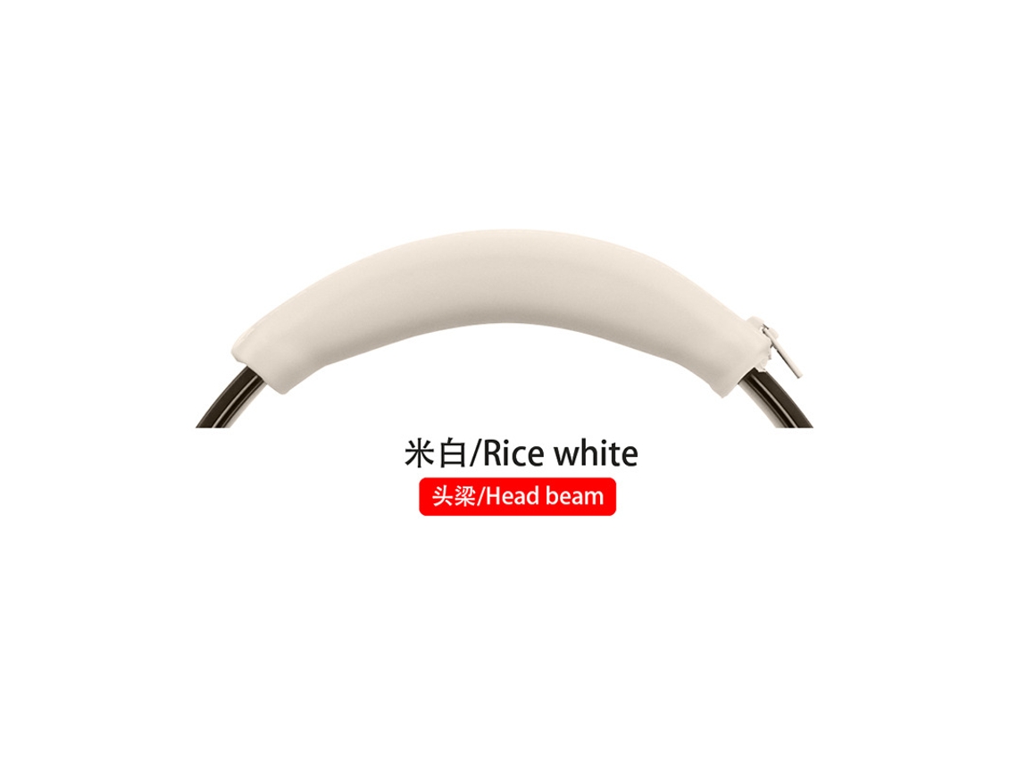 Acessórios Para Fones De Ouvido Compatíveis Com Sony Wh H920n Arco De Cabeça Branco Creme Com Zíper De Silicone. Yunzii