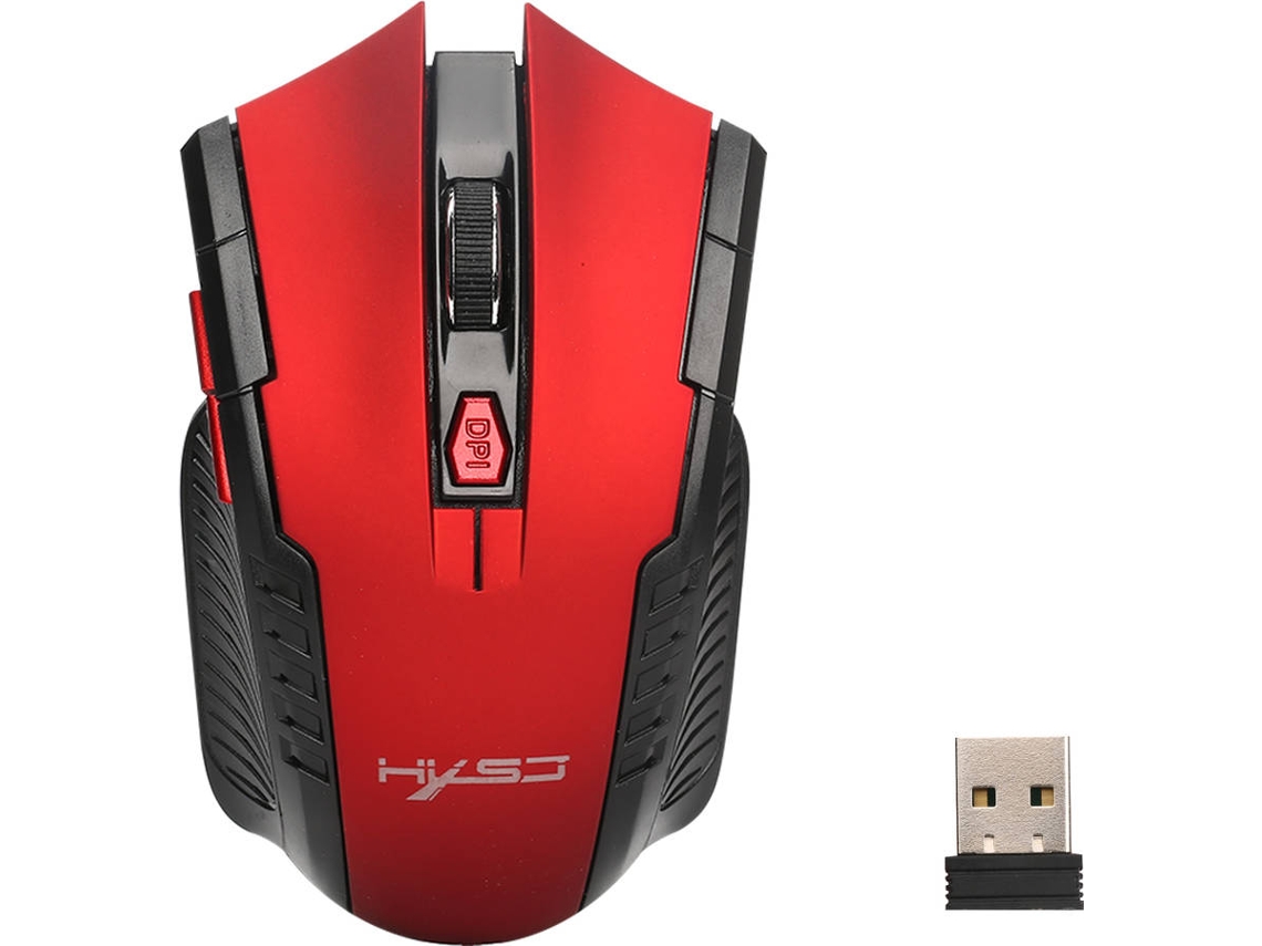Rato HXSJ 6D Wireless (Vermelho)