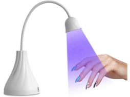 Lâmpada Uv para Unhas Led com Mãos Livres, Luz de Cura Instantânea Rotativa Unhas, Mini Resina Ló Tus GOKOCO