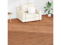 Vidaxl Pranchas De Piso 18 Pcs Natural 2,51 M² Pvc