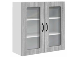 Conjunto 1 Armário De Cozinha Vidaxl Cinzento Derivados De Madeira (80 X 31 X 80 Cm)
