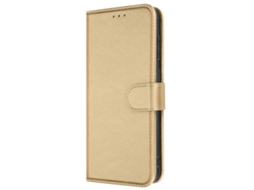 Capa Fólio Para Samsung Galaxy A54 5g Ushion Pele Dourado