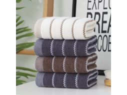 Conjunto de 4 Toalhas de Algodão Macias e Absorventes AQUAFORGE