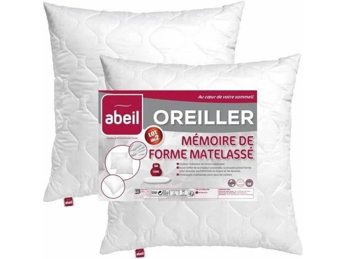 Almofada Abeil Memory Branco 60 X 60 Cm