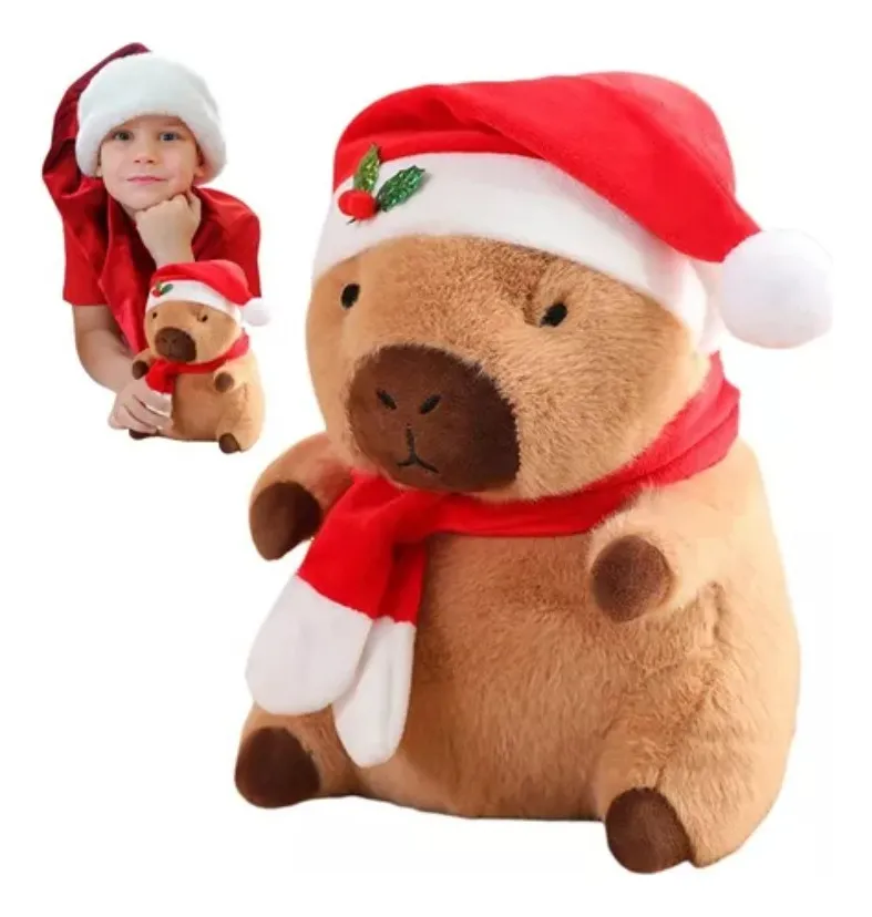 Capinha De Natal Kapibala Pelúcias De Natalvayotoy