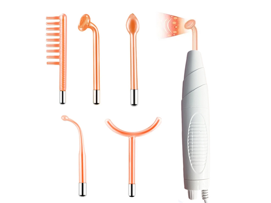 Kit Profissional 5 Em 1 Para Cuidados Faciais, Dispositivo De Beleza Portátil De Alta Frequência, Equipamento De Beleza Para Uso Doméstico.