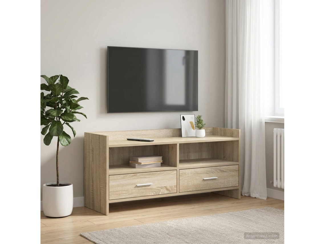 Vidaxl Gabinete Para Tv 100 X 33 X 47 Cm Carvalho Sonoma