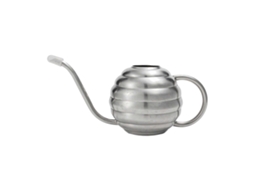 Regador, Em Aço Inoxidável, Cor Prateada, Bico Longo, Para Plantas, Flores, Bonsai E Vasos Em Áreas Interiores Ou Exteriores