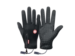 Tengoo Luvas Inverno Pretas Tamanho Xl Tela Sensível Toque Aquecimento Usb Quentes Impermeáveis Resistentes Vento Ar Livre