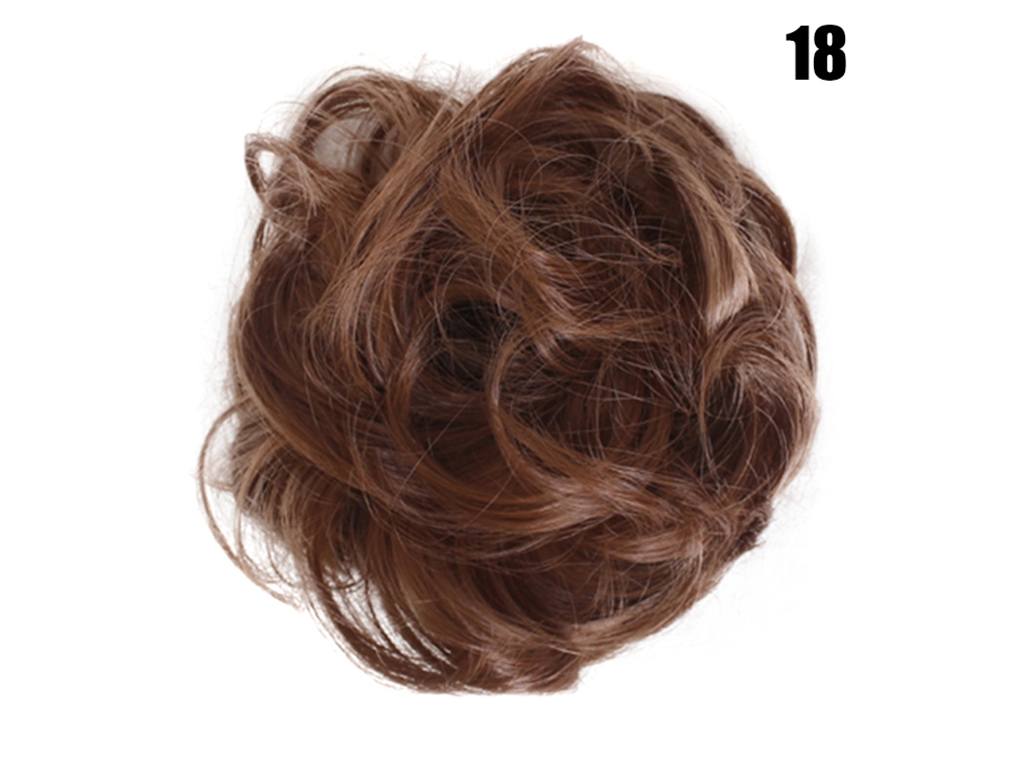 Wig Scrunchie (penteado Falso, Coque De Balé) Eoocoo
