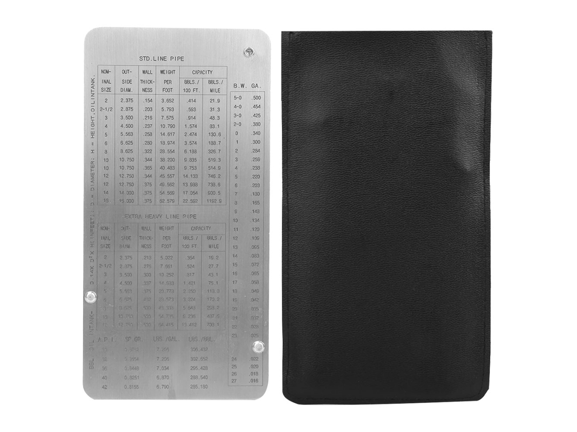 Medidor De Inspeção De Soldadura De Tuberías De Acero Inoxidable Para Furos 0-20mm Regla De Medición Herramienta