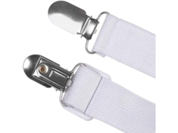 Pssopp Conjunto De 8-prendedores Lençol Ajustáveis E Elásticos Para Colchões, 20-60cm, Em Nylon Com Clipes Metálicos