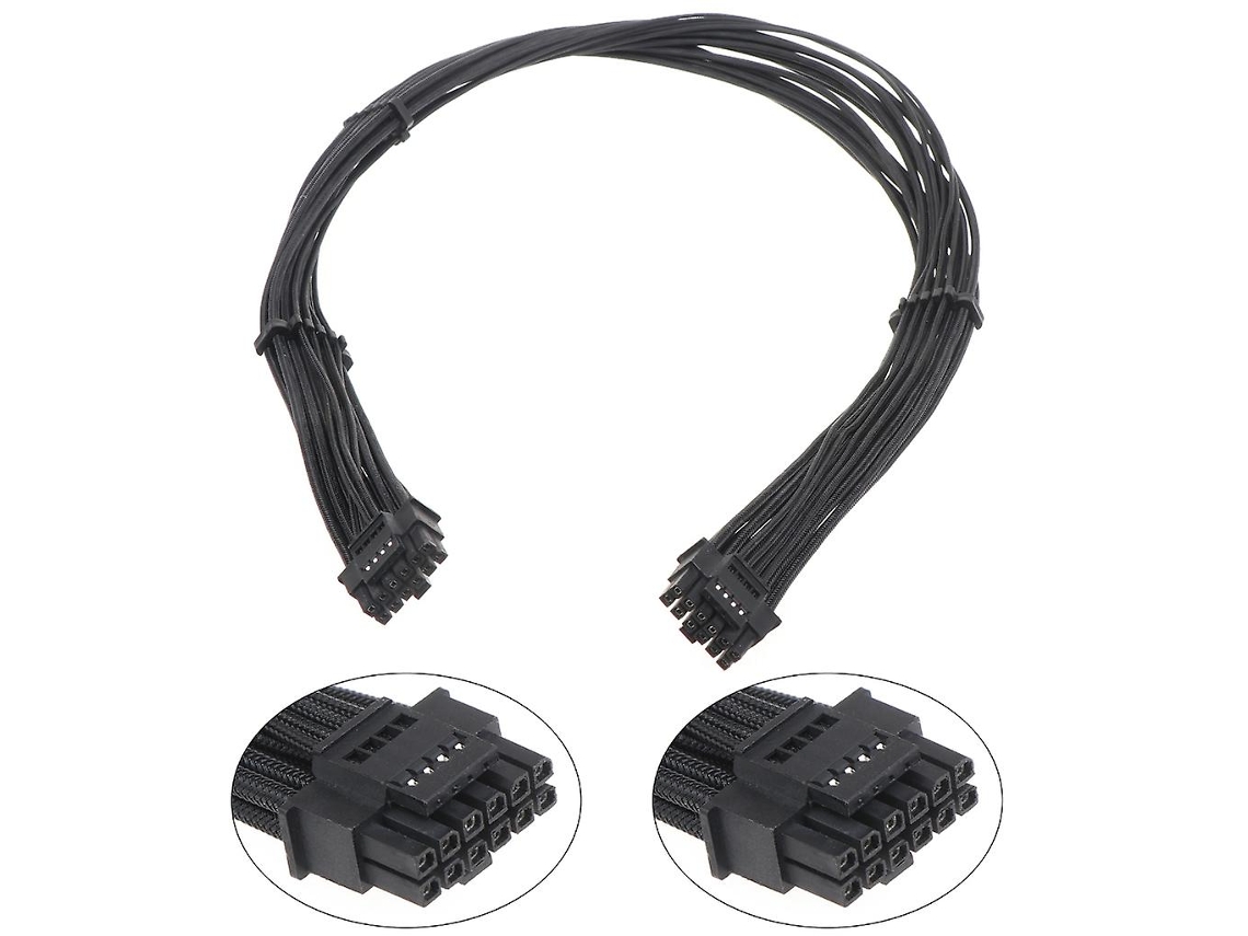Cabos Modulares Com Manga Pcie 5.0 12vhpwr, Cabo Macho Para Macho Psu, Adaptador De 12 4 Pinos
