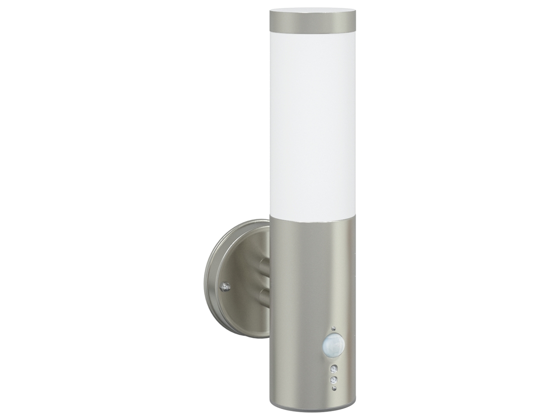 Conjunto 1 Iluminação De Parede Exterior Vidaxl Prateado Aço Inoxidável (15 X 7,5 X 33 Cm)
