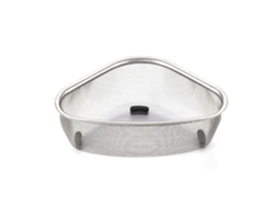Cesto de Dreno LAXISCREED Aço Inox Triangular Cozinha