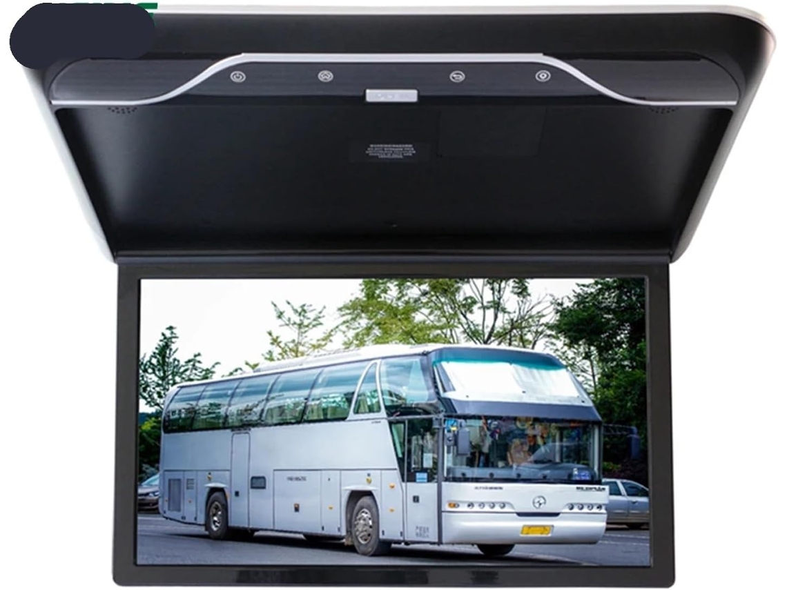 Tela Lcd Digital de 19 Polegadas para Teto de Carro, Tela Dobrável, Multimídia SFUSHOS