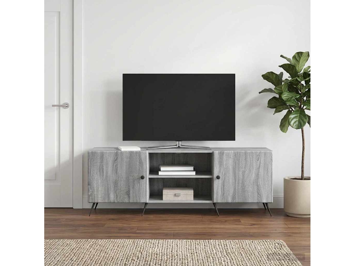 Vidaxl Gabinete Para Tv 150 X 31 X 50 Cm Sonoma Cinzento