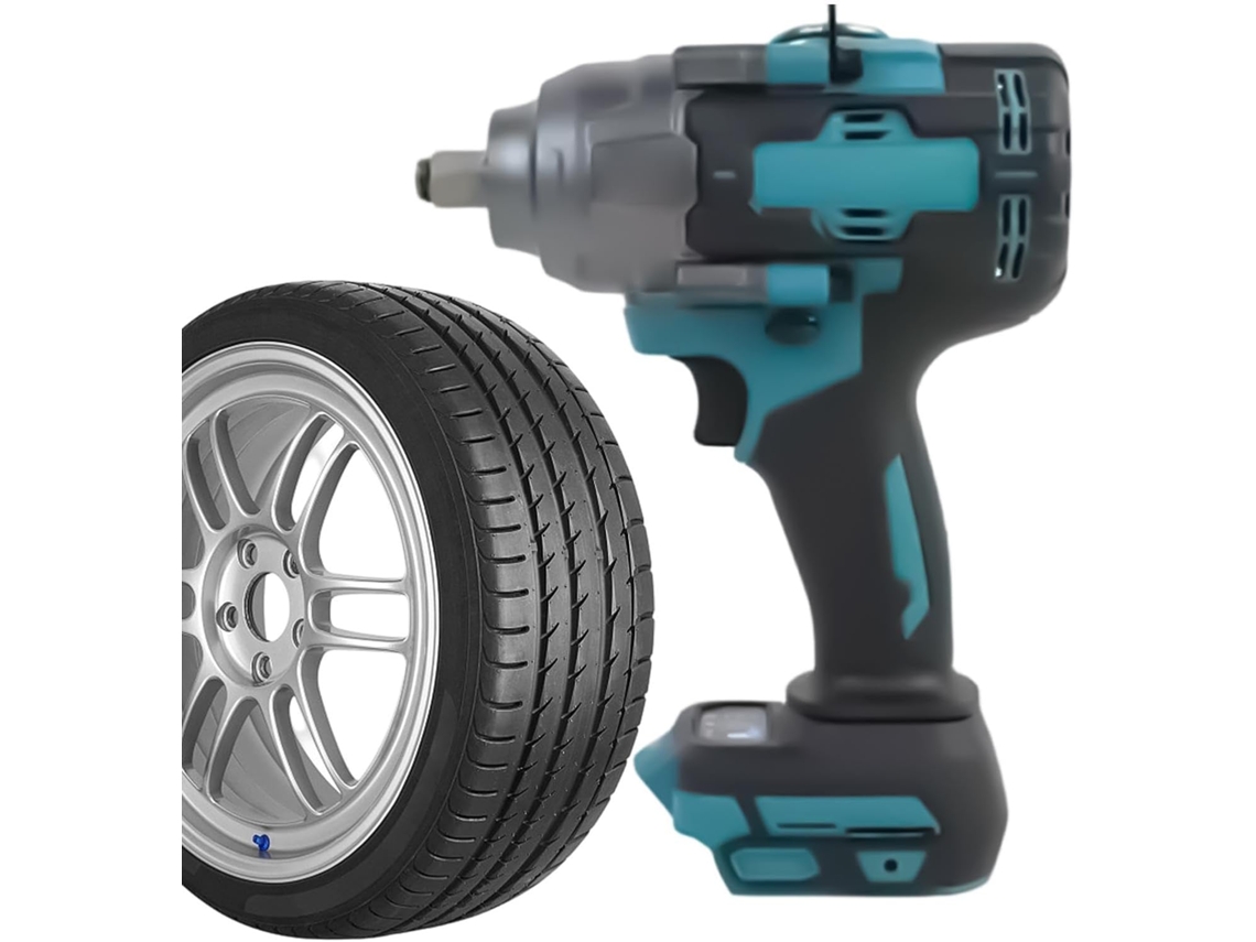 Chave De Torque Sem Escova - Kit De Acionador De Choque Elétrico Com Luz Led