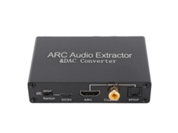 Conversor Dac De 192khz, Extrator De Som Com Volume Ajustável Para Home